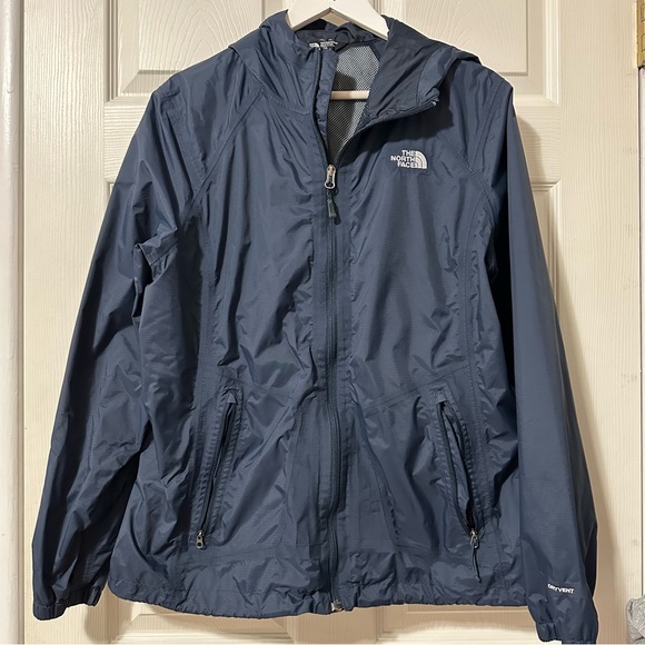 The North Face Jackets & Blazers - NORTHFACE - NAVY BLUE RAIN JACKET - SIZE XL